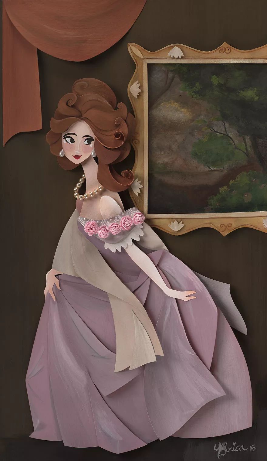 當(dāng)插畫遇上剪紙，她把紙藝玩出了別樣的美!