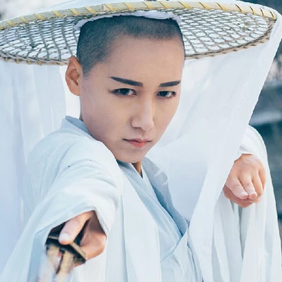 少林兵器光頭頭像，唯美古風(fēng)真人頭像