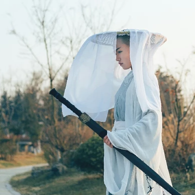 少林兵器光頭頭像，唯美古風(fēng)真人頭像