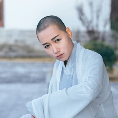 少林兵器光頭頭像，唯美古風(fēng)真人頭像