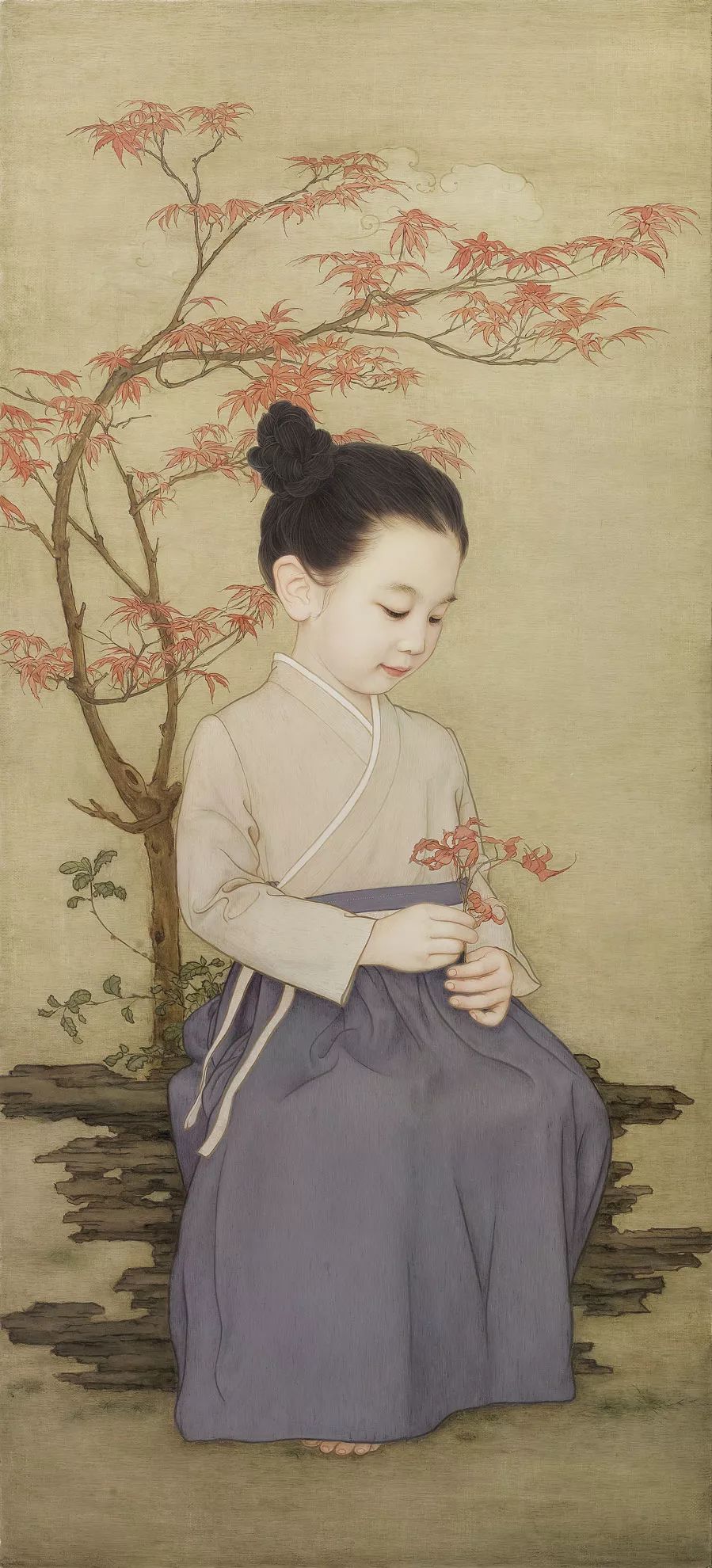 中國(guó)油畫：記錄超唯美的中式小仙女