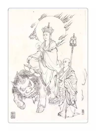 致敬經(jīng)典《西游記》，傳統(tǒng)文化手繪插畫(huà)