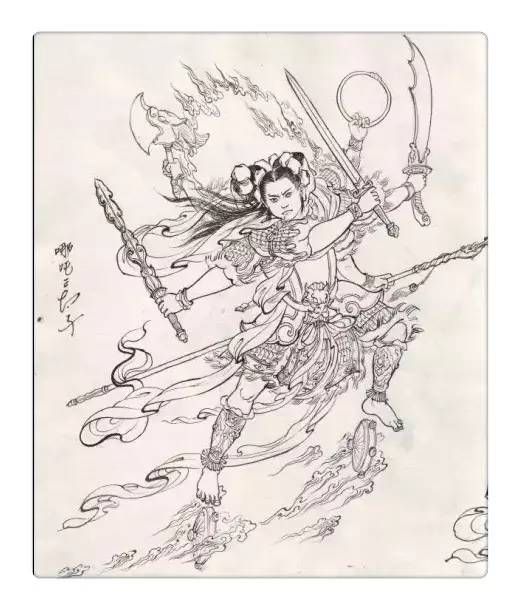 致敬經(jīng)典《西游記》，傳統(tǒng)文化手繪插畫(huà)