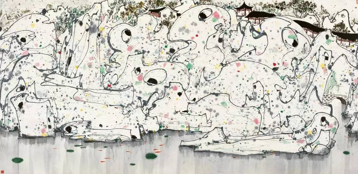 吳冠中的水墨國畫集合，中國藝術(shù)最顯眼的景觀