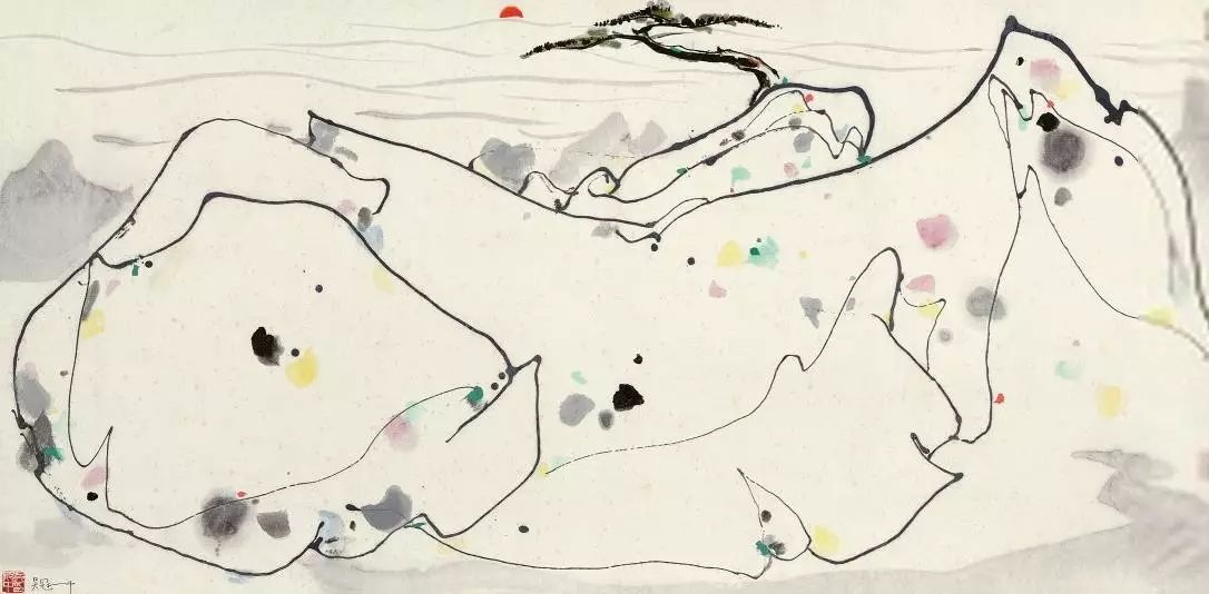 吳冠中的水墨國畫集合，中國藝術(shù)最顯眼的景觀