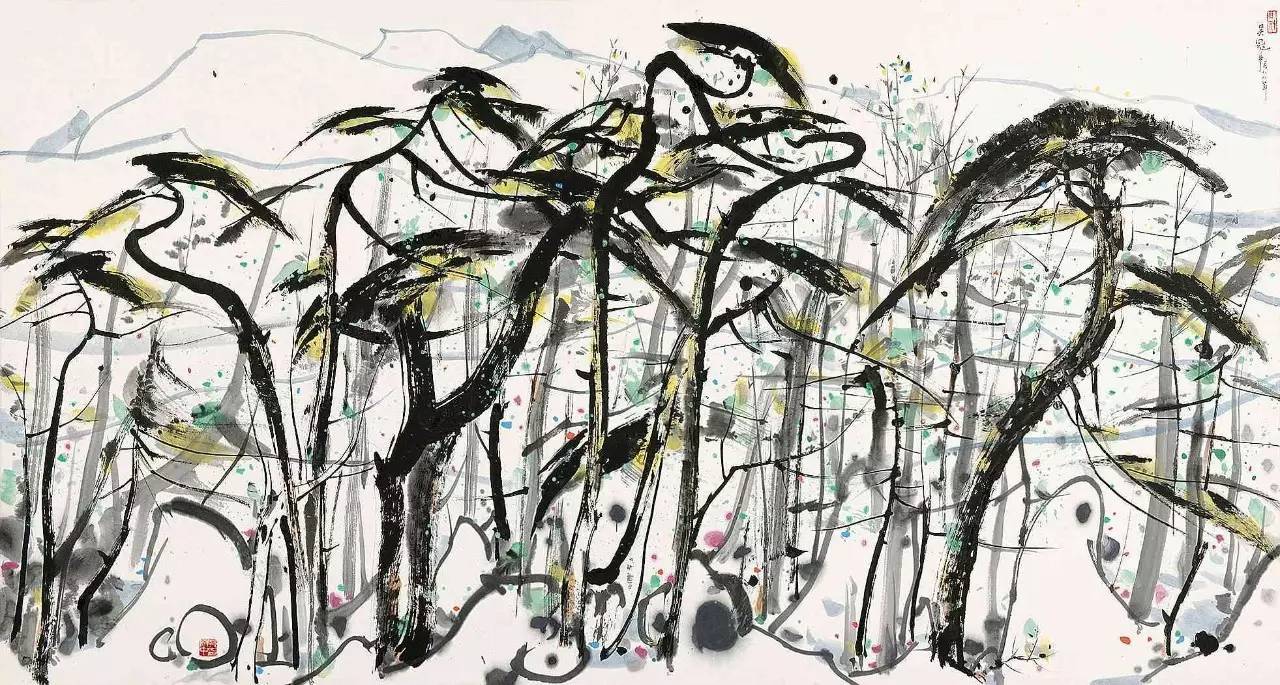 吳冠中的水墨國畫集合，中國藝術(shù)最顯眼的景觀