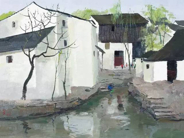 吳冠中的水墨國畫集合，中國藝術(shù)最顯眼的景觀