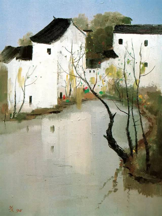 吳冠中的水墨國畫集合，中國藝術(shù)最顯眼的景觀