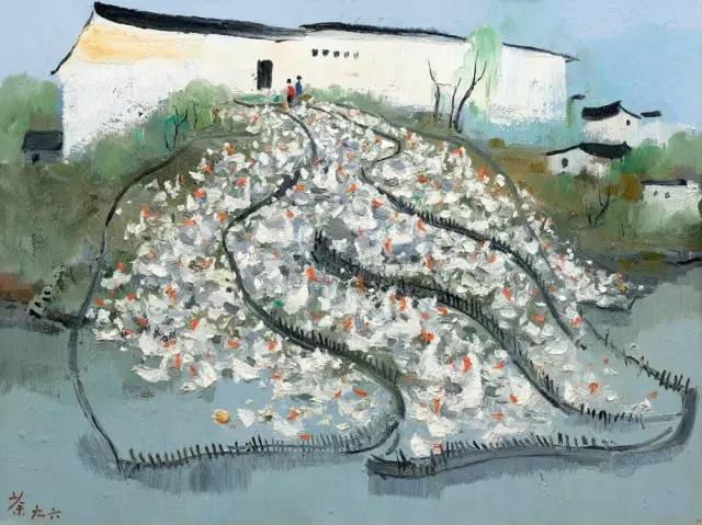 吳冠中的水墨國(guó)畫(huà)集合，中國(guó)藝術(shù)最顯眼的景觀