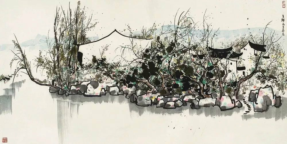 吳冠中的水墨國(guó)畫(huà)集合，中國(guó)藝術(shù)最顯眼的景觀