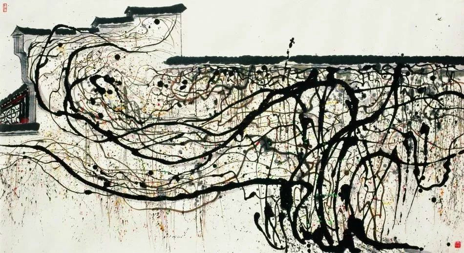 吳冠中的水墨國(guó)畫(huà)集合，中國(guó)藝術(shù)最顯眼的景觀