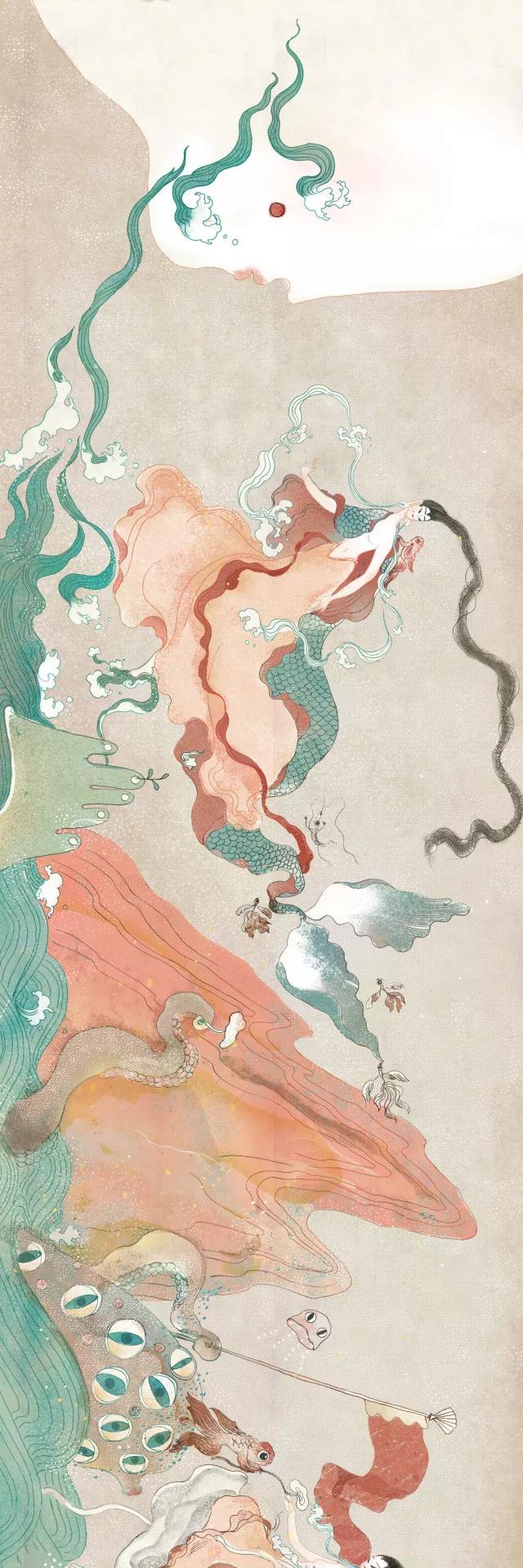 《洛神賦》繪本插畫，最美的中國式愛情！