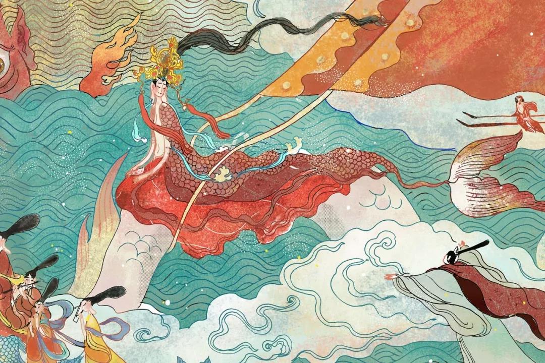 《洛神賦》繪本插畫，最美的中國式愛情！