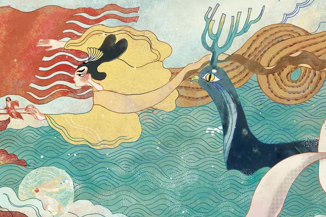 《洛神賦》繪本插畫，最美的中國式愛情！