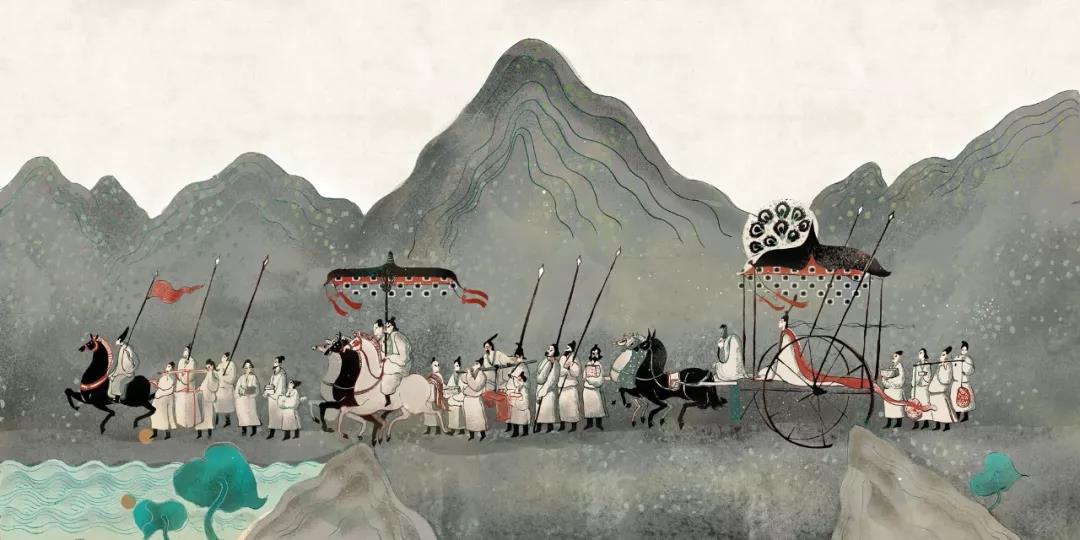 《洛神賦》繪本插畫，最美的中國式愛情！