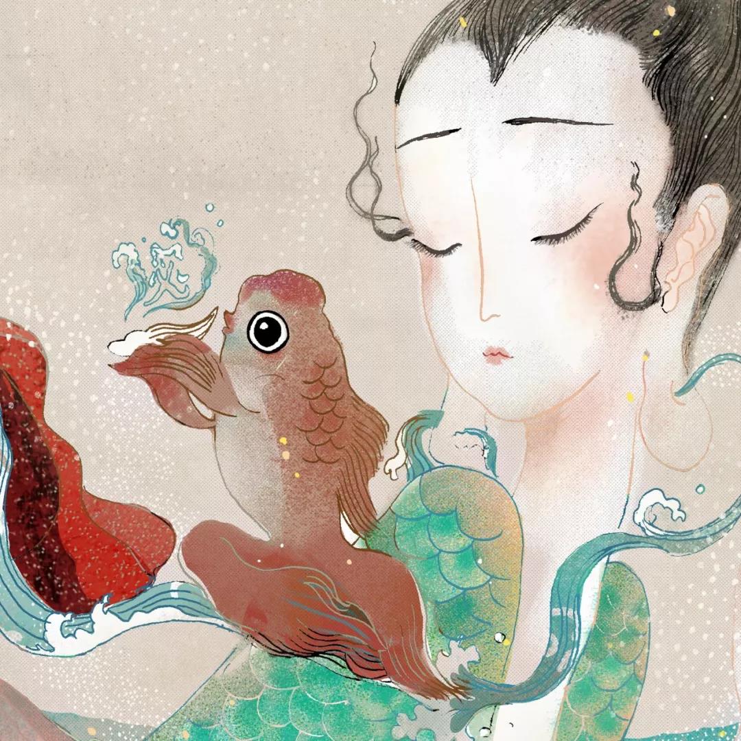 《洛神賦》繪本插畫，最美的中國式愛情！