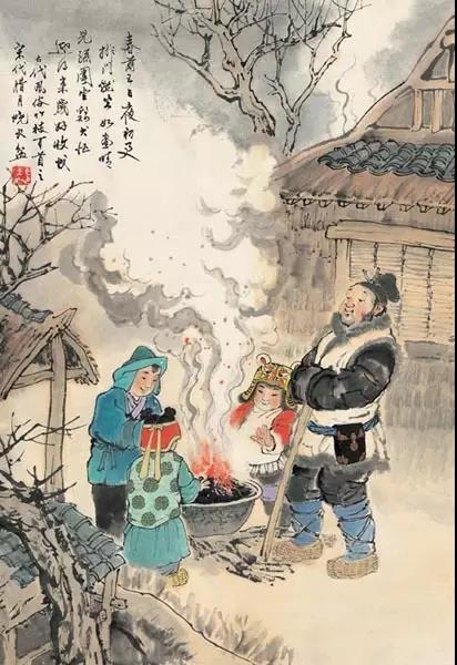 中國年畫：《古代風(fēng)俗百圖》那時(shí)候年味正濃