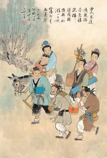 中國(guó)年畫：《古代風(fēng)俗百圖》那時(shí)候年味正濃