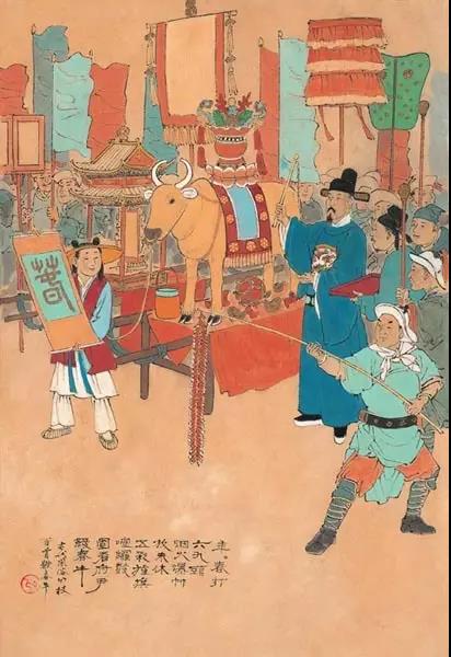 中國年畫：《古代風(fēng)俗百圖》那時(shí)候年味正濃