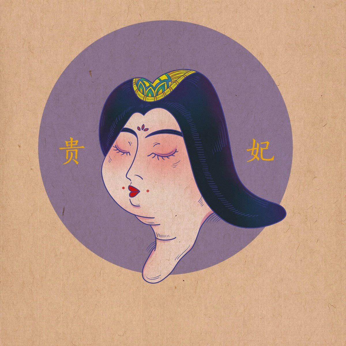 眾生相手繪插畫，風(fēng)格迥異人物頭像插畫圖片