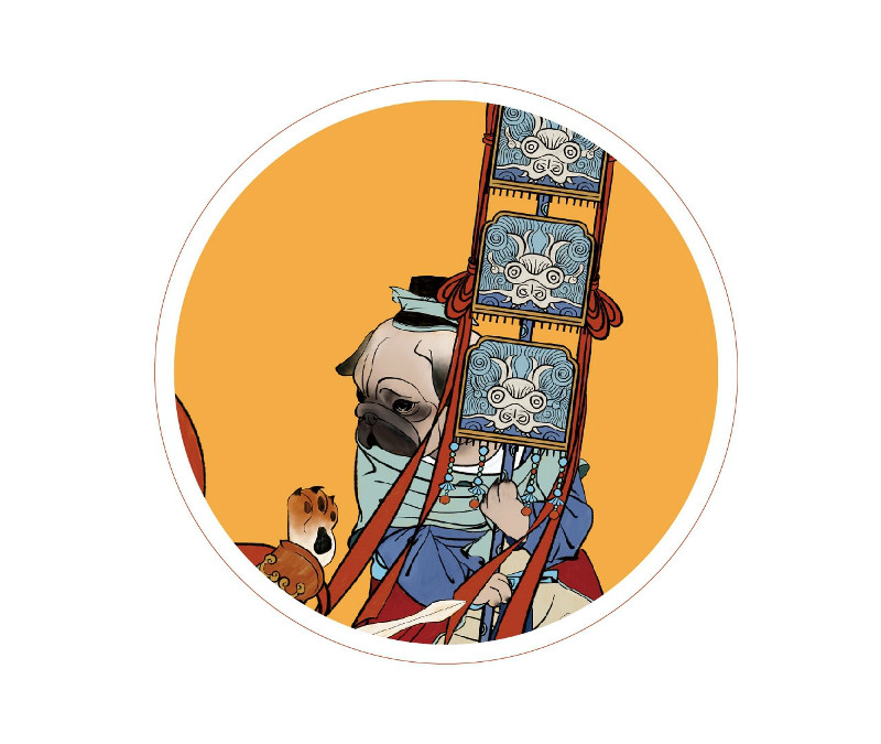 新穎風(fēng)格新年海報(bào)，狗年特色海報(bào)設(shè)計(jì)