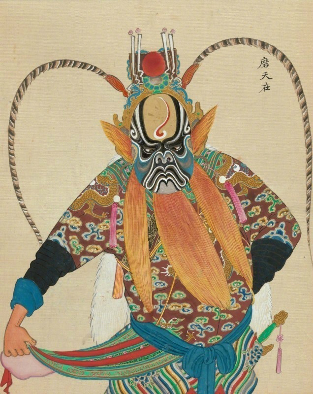 中國(guó)京劇藝術(shù)插畫(huà)：九款清朝京劇人物肖像