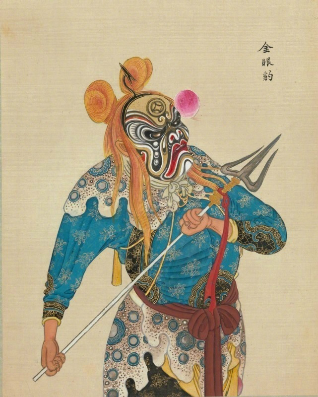 中國(guó)京劇藝術(shù)插畫(huà)：九款清朝京劇人物肖像