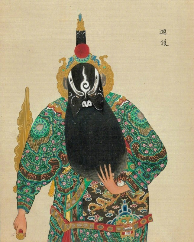 中國(guó)京劇藝術(shù)插畫(huà)：九款清朝京劇人物肖像