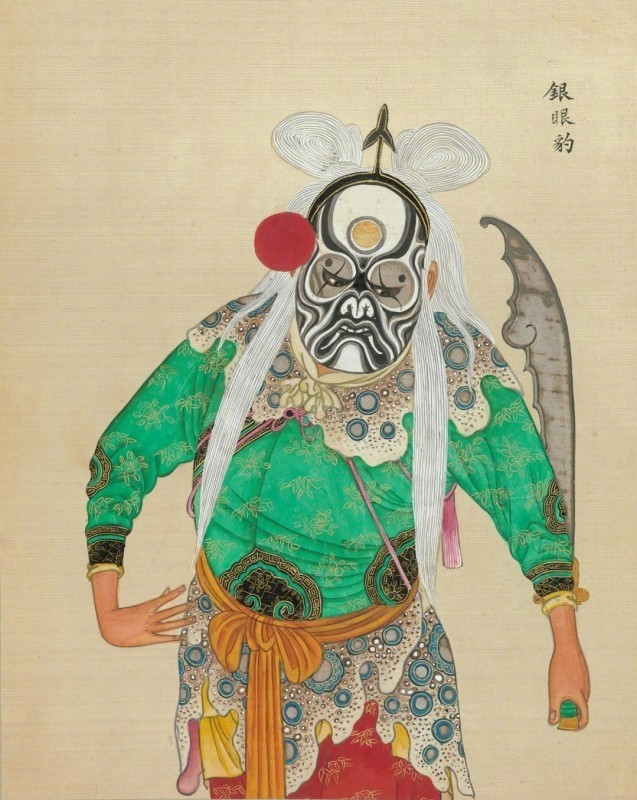 中國(guó)京劇藝術(shù)插畫(huà)：九款清朝京劇人物肖像