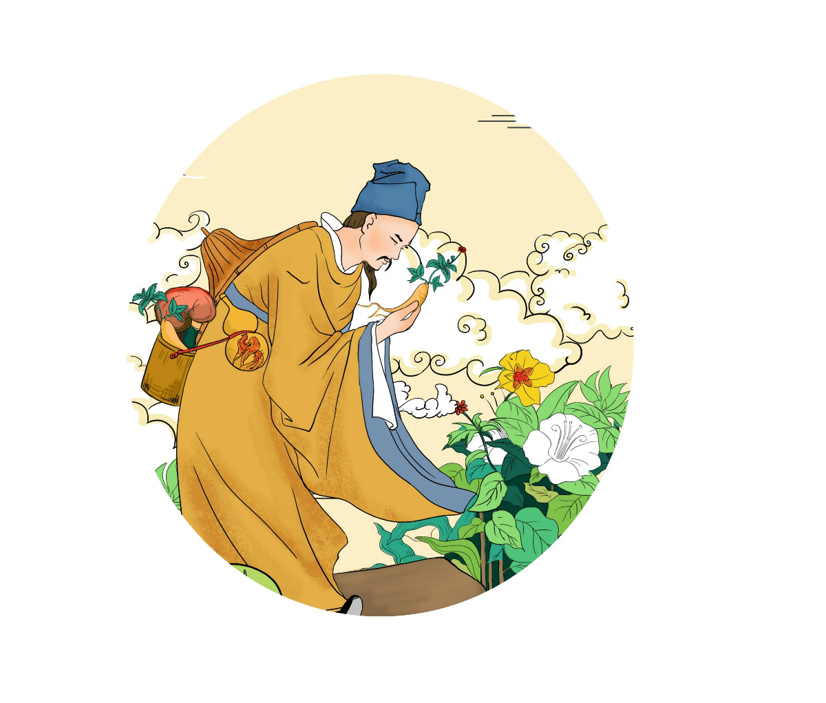 一款家佳樂文學(xué)化妝品宣傳插畫，廣告插畫設(shè)計