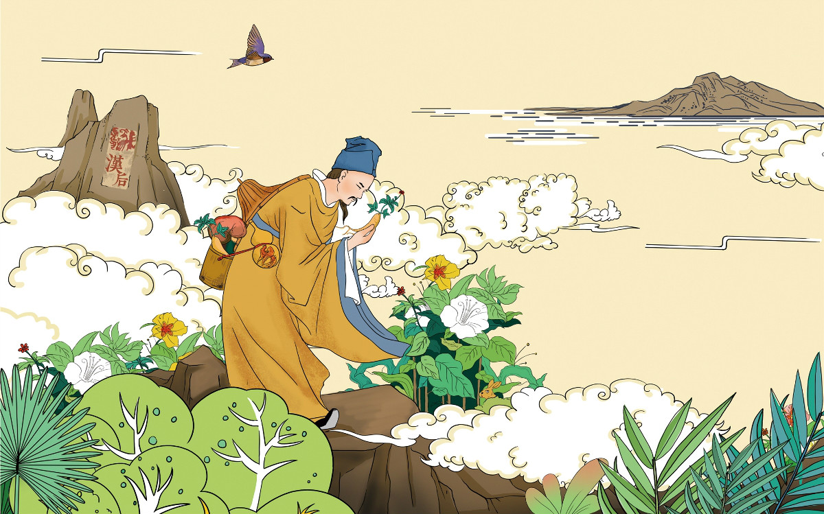 一款家佳樂文學(xué)化妝品宣傳插畫，廣告插畫設(shè)計(jì)