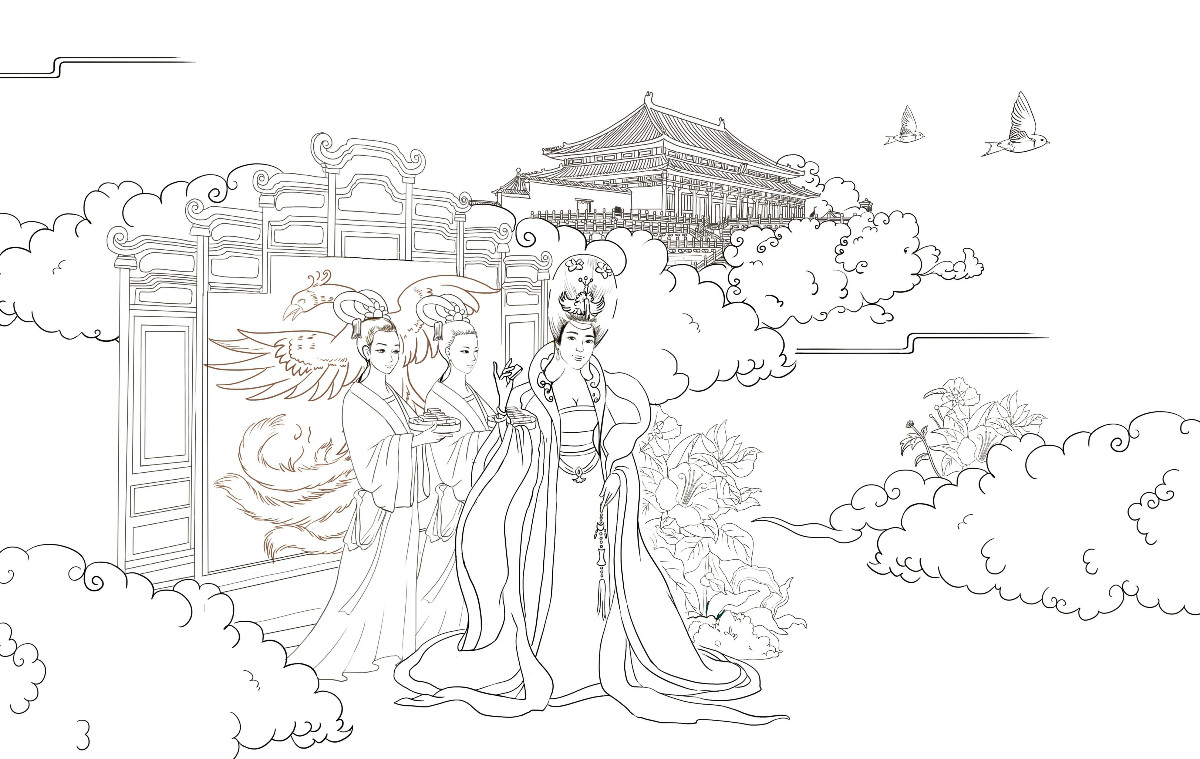 一款家佳樂文學(xué)化妝品宣傳插畫，廣告插畫設(shè)計(jì)