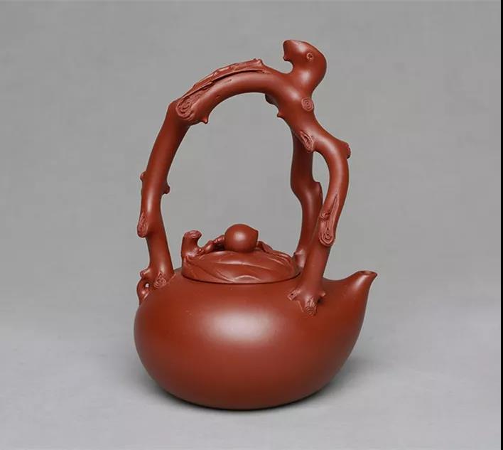 10種最美花器提梁壺，精美別致雕花紫砂壺!