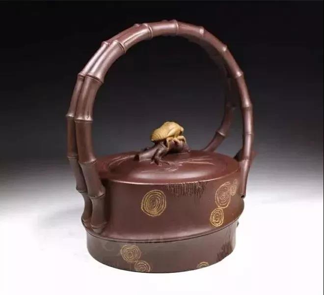 10種最美花器提梁壺，精美別致雕花紫砂壺!