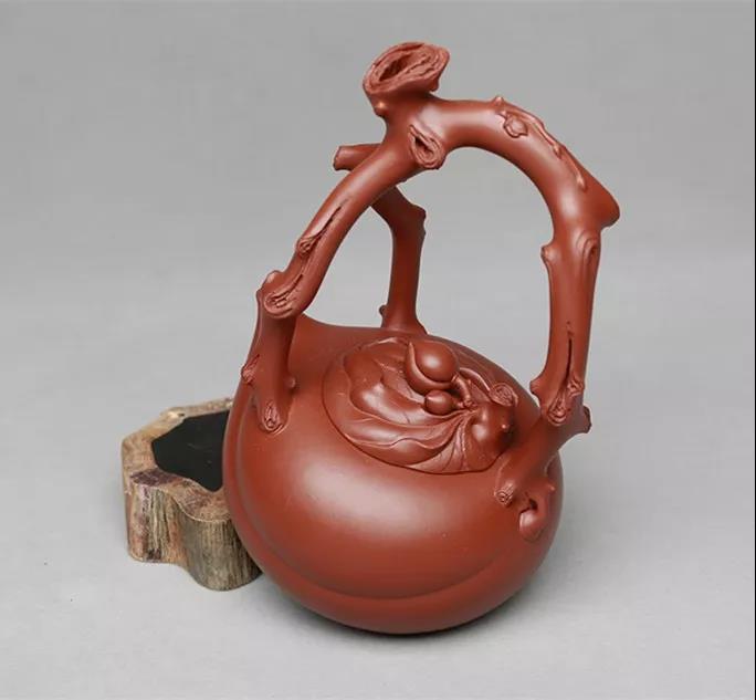 10種最美花器提梁壺，精美別致雕花紫砂壺!