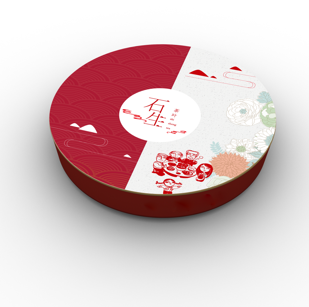 石生茶葉包裝設(shè)計(jì)，簡(jiǎn)約水墨包裝設(shè)計(jì)