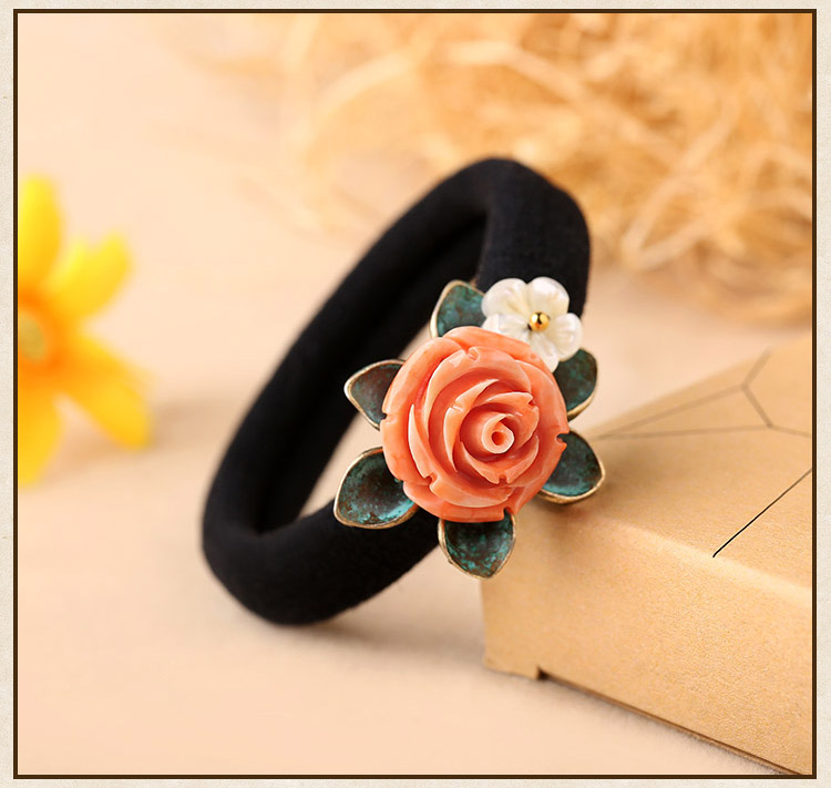 手工發(fā)圈發(fā)飾，簡(jiǎn)約時(shí)尚花朵頭飾