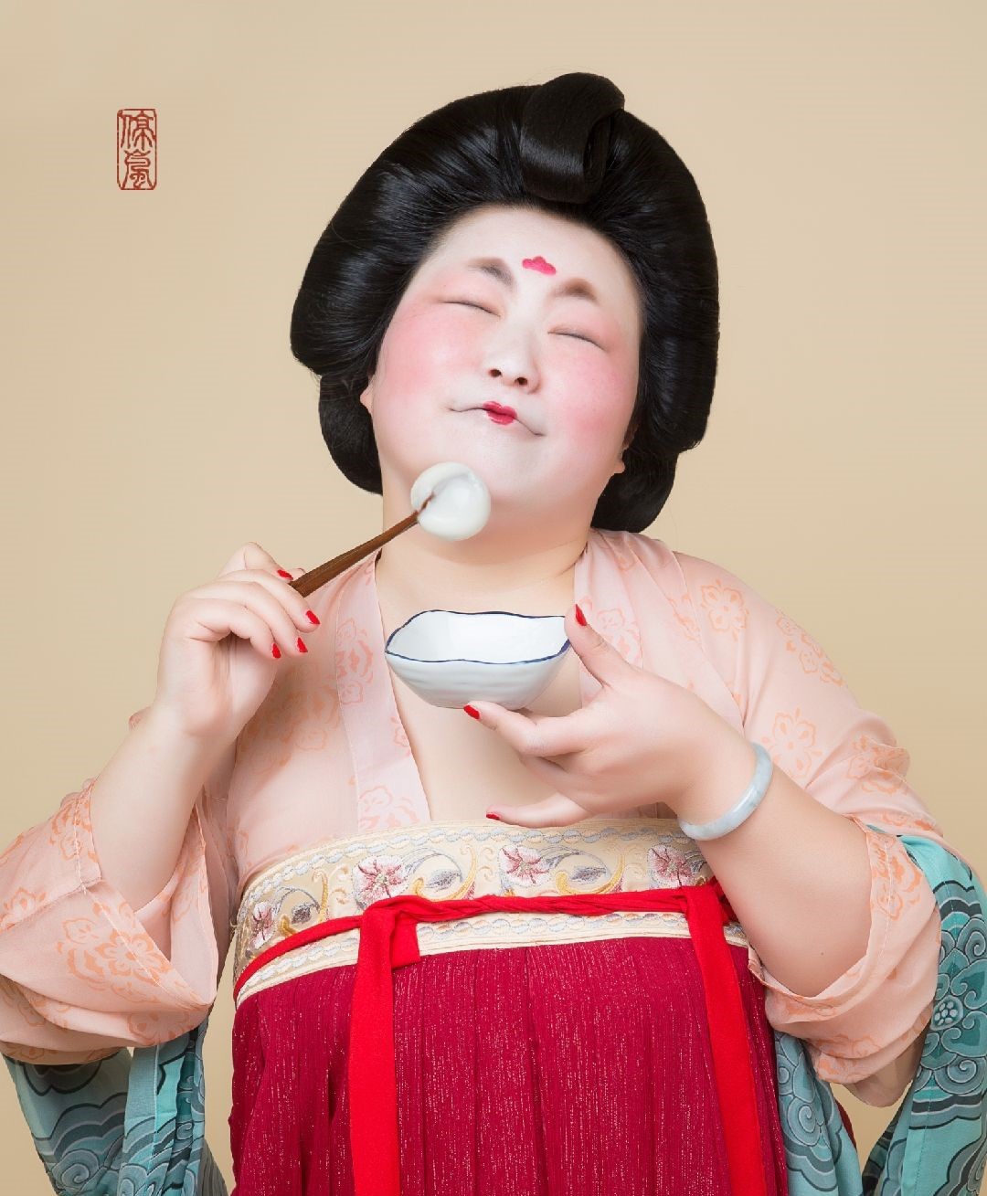 唐代仕女吃湯圓·人像古裝攝影