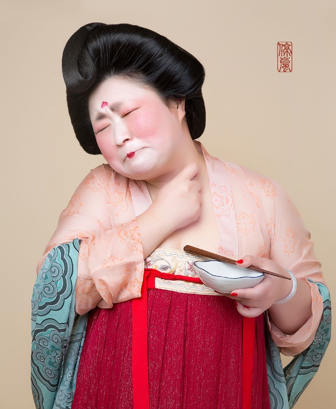 唐代仕女吃湯圓·人像古裝攝影