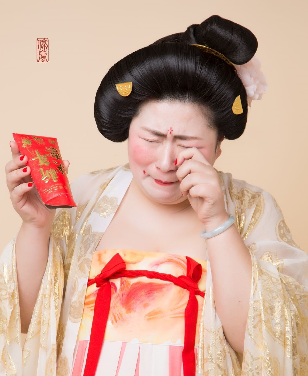 活靈活現(xiàn)唐代仕女拜新年·人像古裝攝影