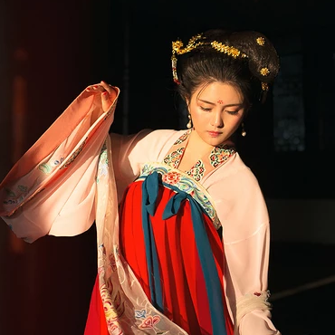 大唐盛世氣象女生頭像，唯美古風(fēng)真人頭像