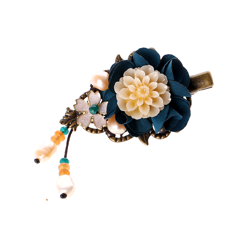 優(yōu)雅大氣發(fā)夾，唯美古風(fēng)花朵發(fā)夾頭飾