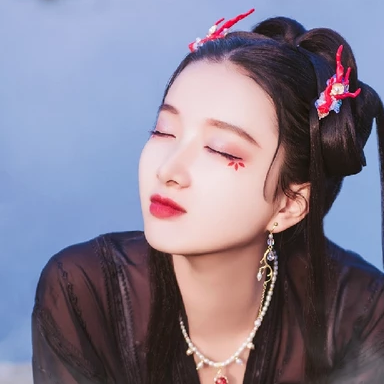 優(yōu)雅喝酒女生頭像，唯美古風(fēng)真人頭像