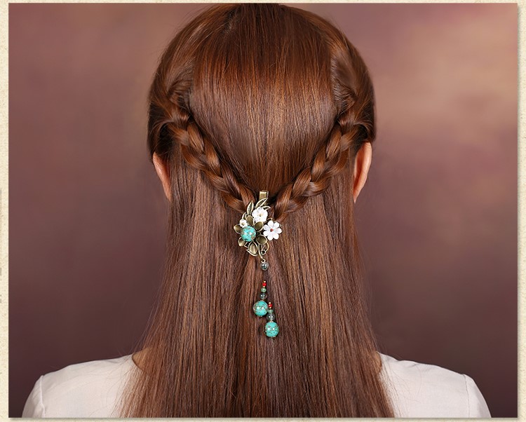 古銅蘊(yùn)緲發(fā)夾，靈動(dòng)唯美古風(fēng)頭飾