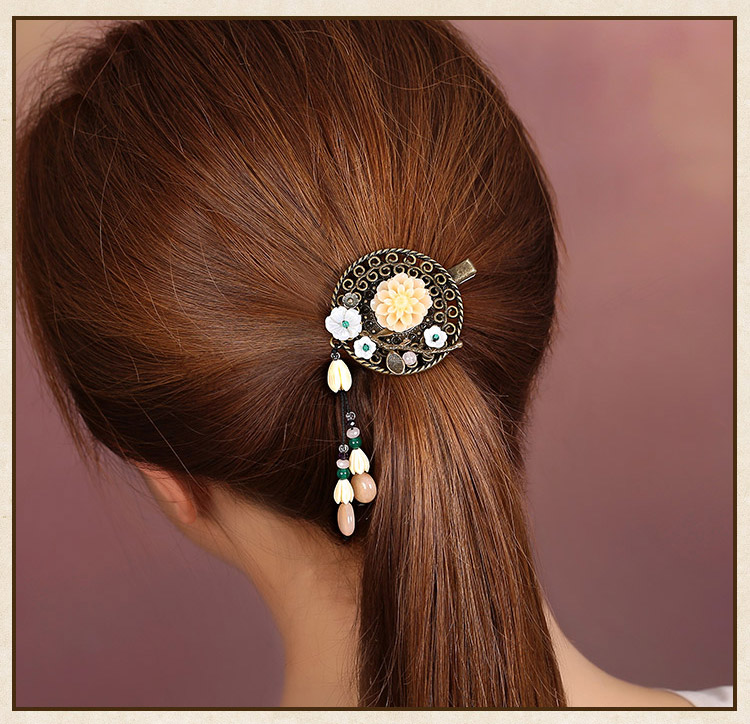 三生三世發(fā)夾，淡雅秀麗古典頭飾