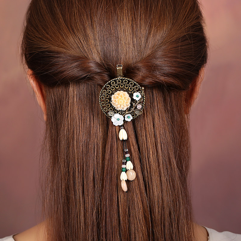 三生三世發(fā)夾，淡雅秀麗古典頭飾