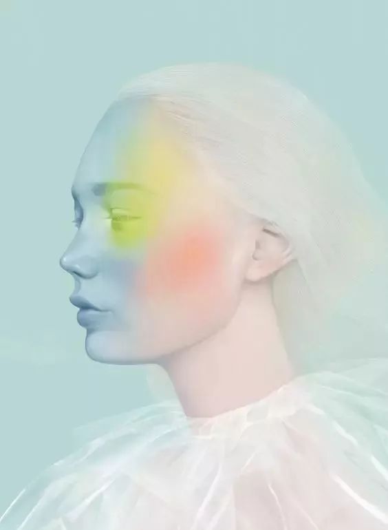 風格獨特的插畫圖片，時尚清新色調(diào)手繪插畫