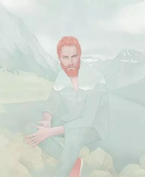 風格獨特的插畫圖片，時尚清新色調(diào)手繪插畫