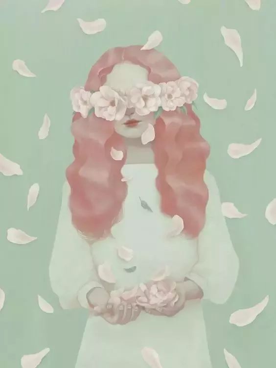 風格獨特的插畫圖片，時尚清新色調(diào)手繪插畫