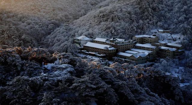 雪后黃山風(fēng)景宛如人間仙境，舞一曲雪中霓裳羽